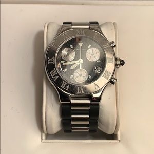 Cartier Must 21 Chronoscraph Stainless Steel